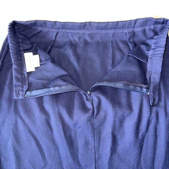 CL Cricket Lane Vintage 80s Womens 12 Canvas Blend Tulip Skirt Stretch USA Made - Picture 8 of 12